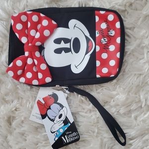 Mini Mouse Wristlet Phone Holder Mini Purse Red Black Ruz Grupo